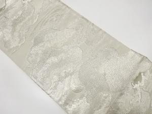 アンティーク　観世水に笠松模様織り出し袋帯（着用可）